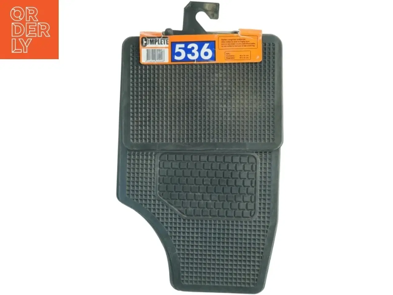 Billede 2 - Gummimåttesæt til bil fra Complete (str. 46 x 72 cm og 46 x 32 cm)