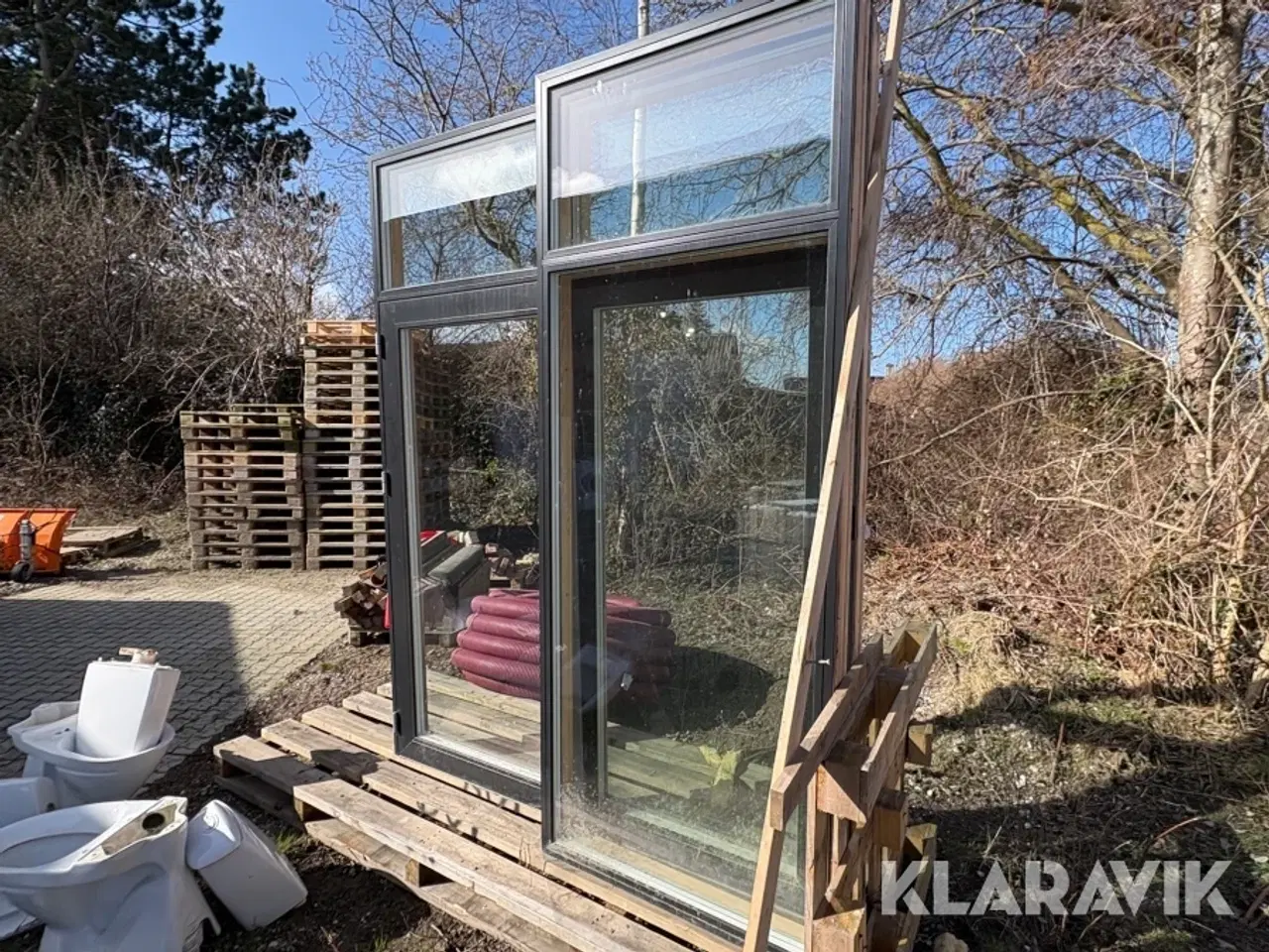 Billede 3 - Dør parti Velfac Ribo alu 3 lags