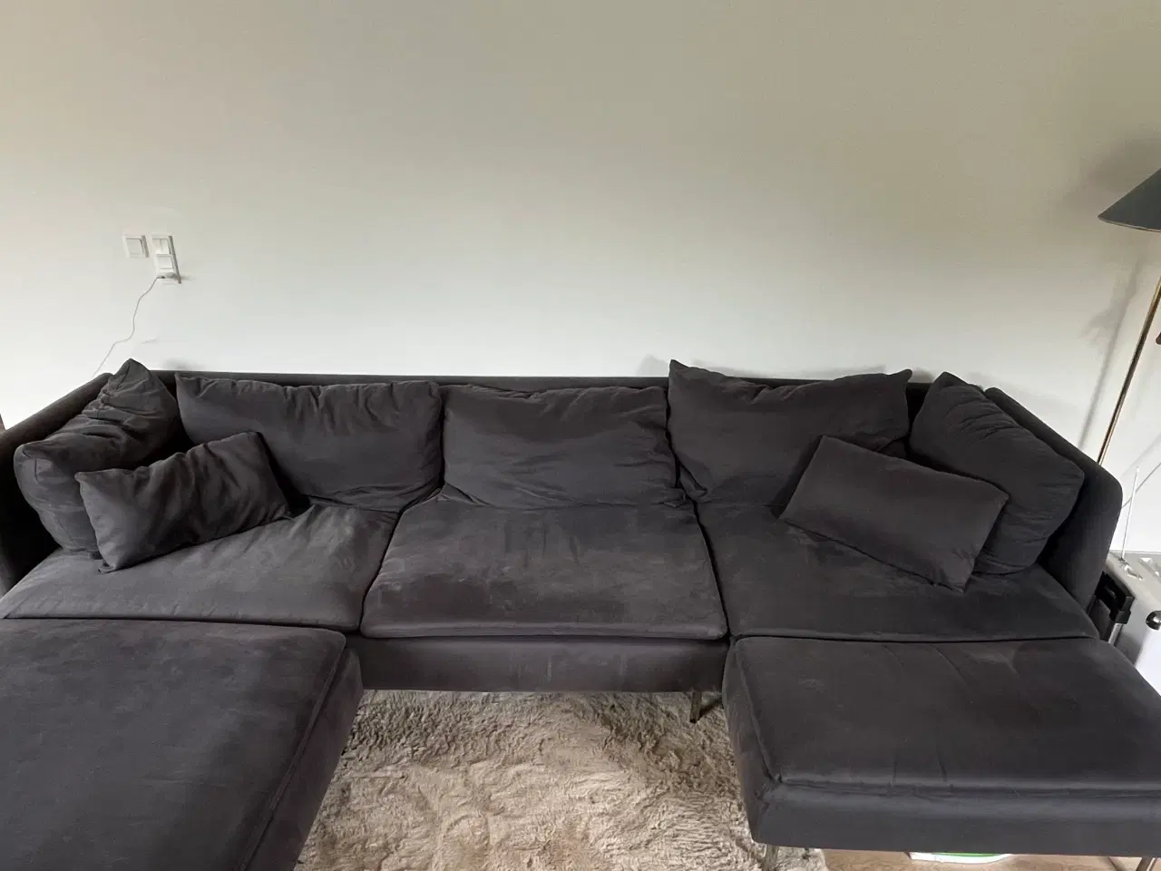 Billede 7 - IKEA SÖDERHAMN modulsofa m. chaiselong – mørkegrå 