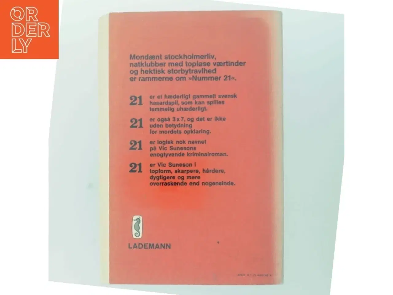 Billede 3 - Vic Suneson &#39;Nummer 21&#39; Bog fra Lademann