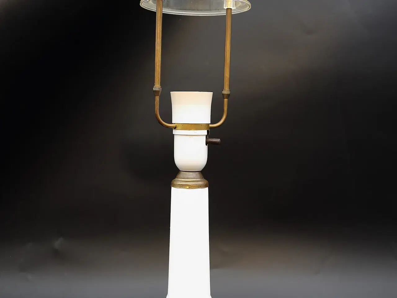 Billede 3 - Heiberglampe i porcelæn og messing 1950–60’erne