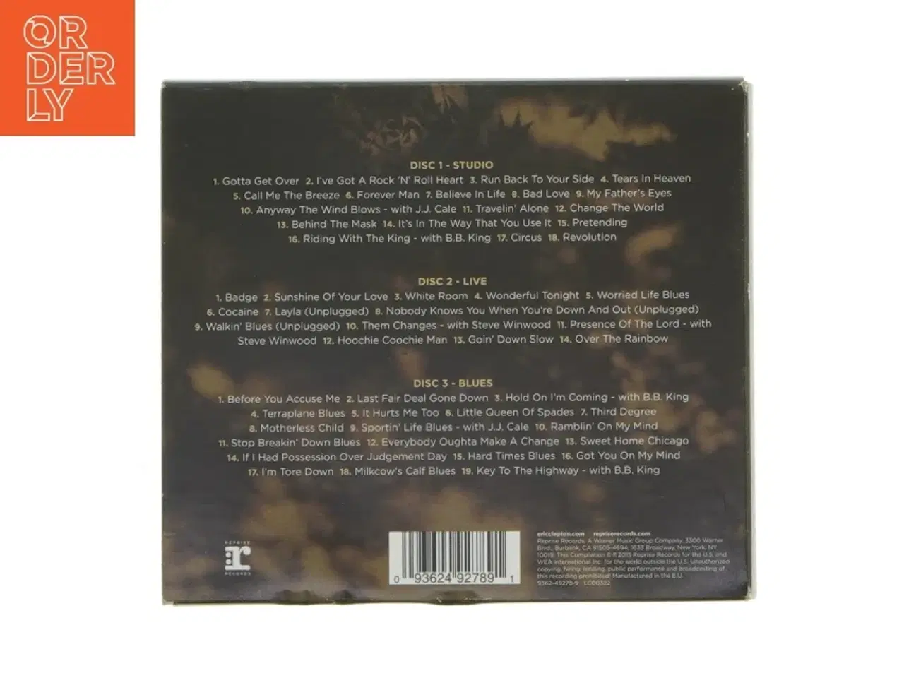 Billede 3 - Eric Clapton Forever Man CD fra Reprise Records