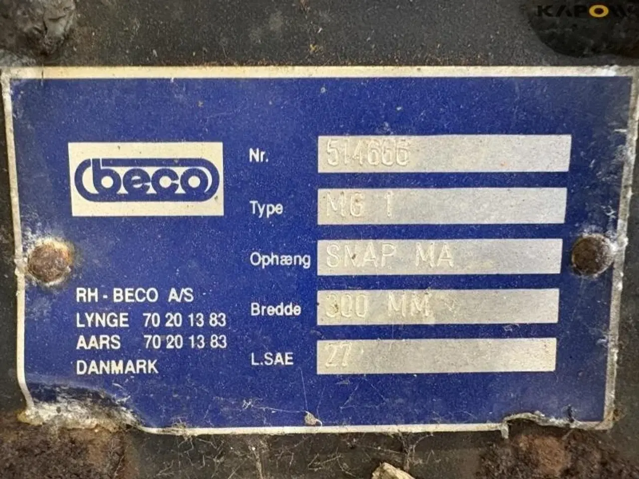 Billede 7 - Beco Skovle med Beco skifte