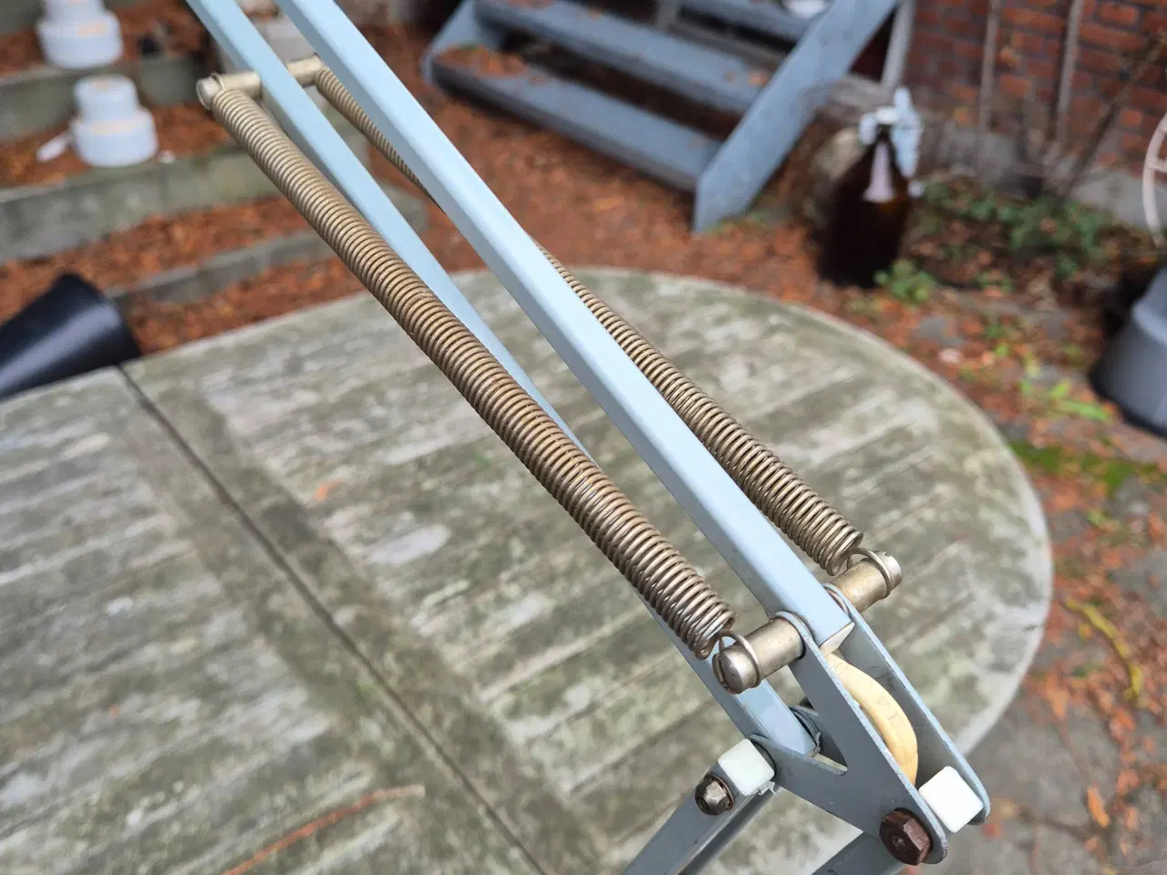 Billede 7 - Grå retro arkitektlampe med rækkevidde 