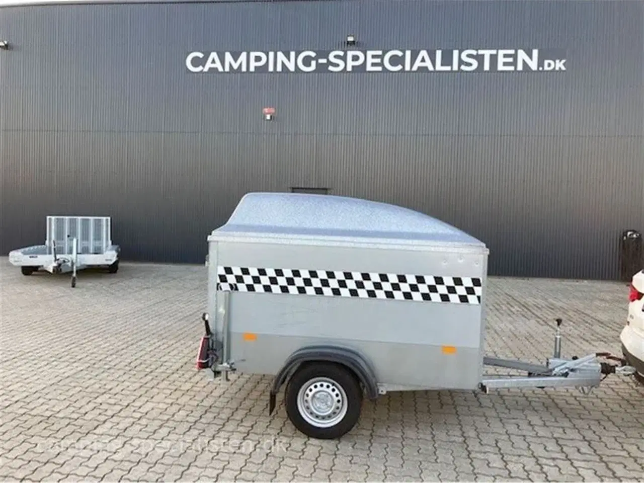 Billede 1 - 2024 - Selandia Gokart trailer    NY GOKART TRAILER med plads til to gokarts, model 2024 med bremser  -  hos Camping-Specialisten.dk