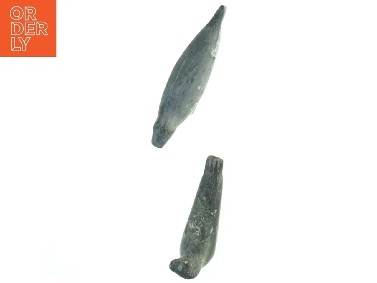 Billede 2 - Grønlandica. Inuit sæl figurer (str. 14 cm)