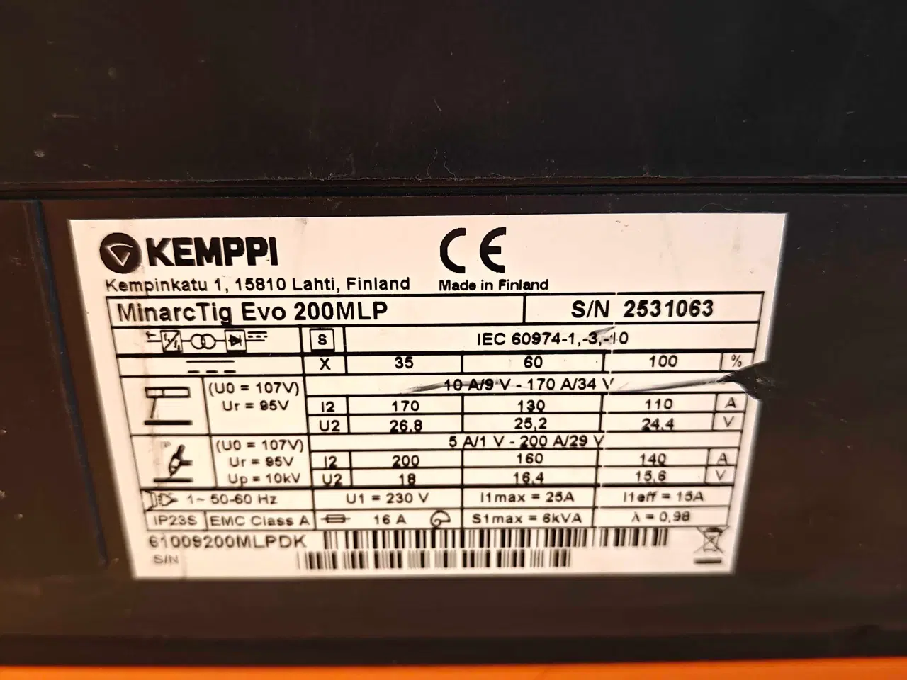 Billede 5 - Kemppi MinarcTig 200 MLP