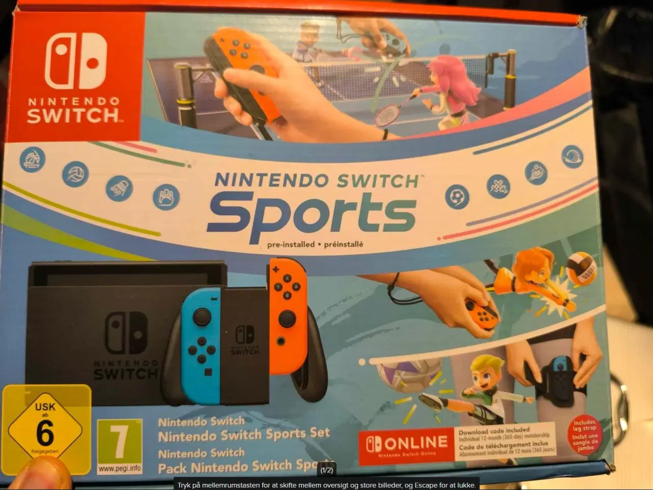 Billede 1 - Nintendo Switch Sports med garanti