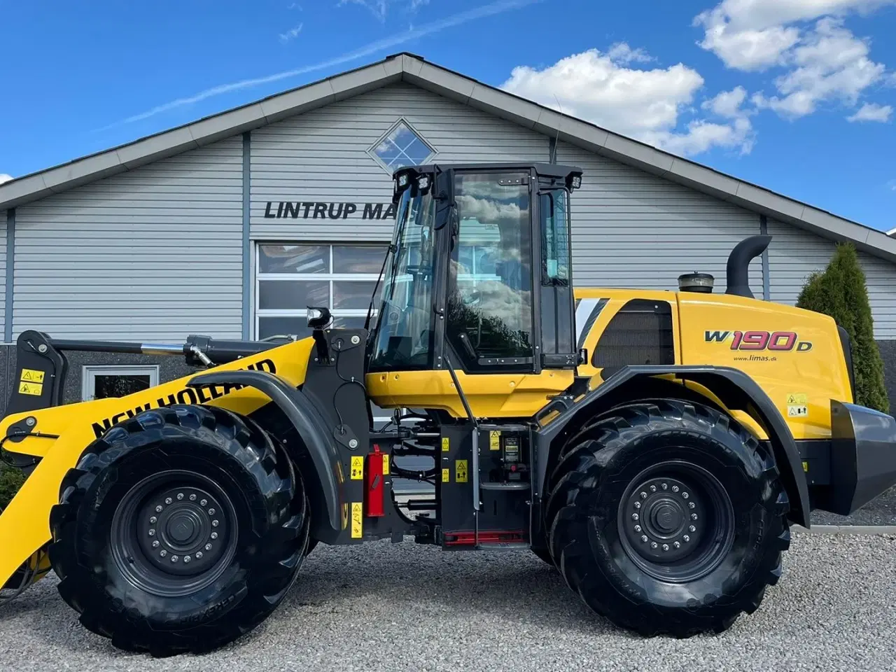 Billede 10 - New Holland W190D DK-Model. LONG REACH med de høje VF 710/65R30 hjulmontering