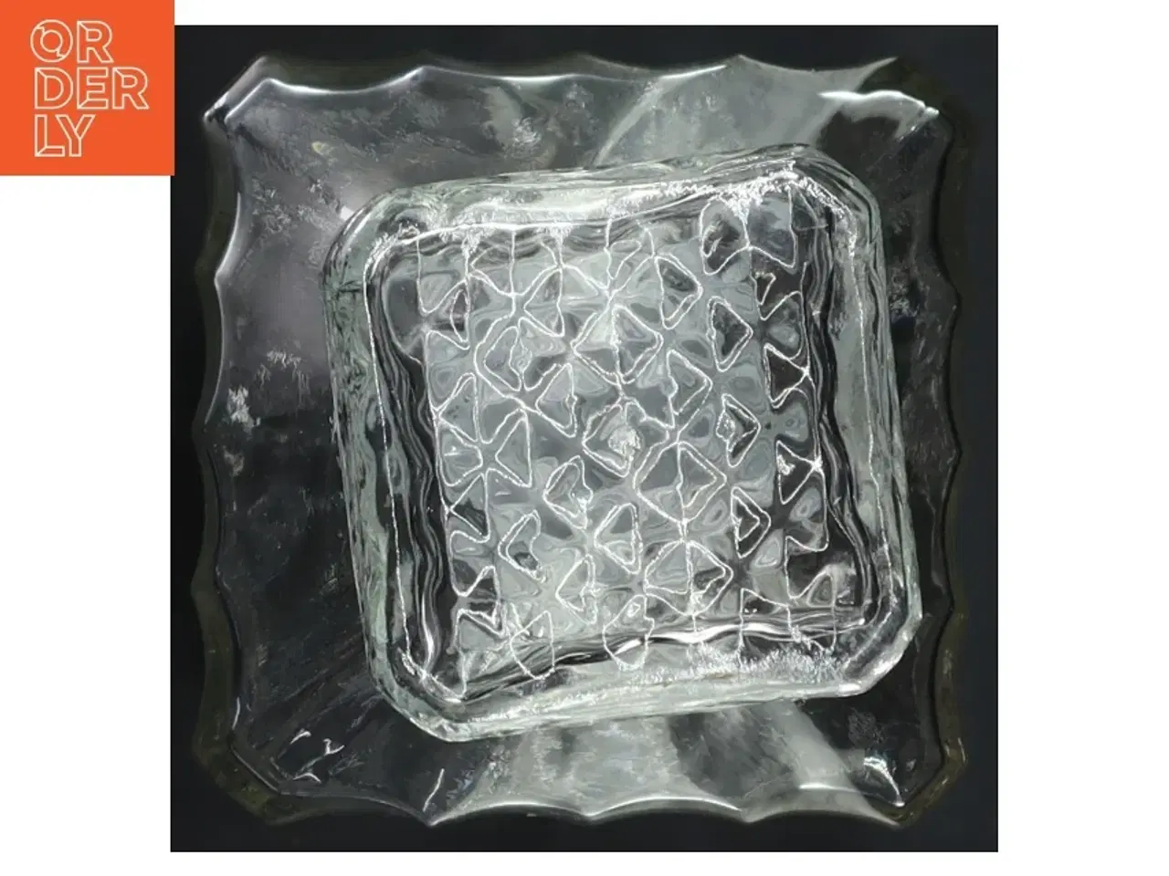 Billede 2 - Glas karaffel med prop (str. 9x9x24 cm)