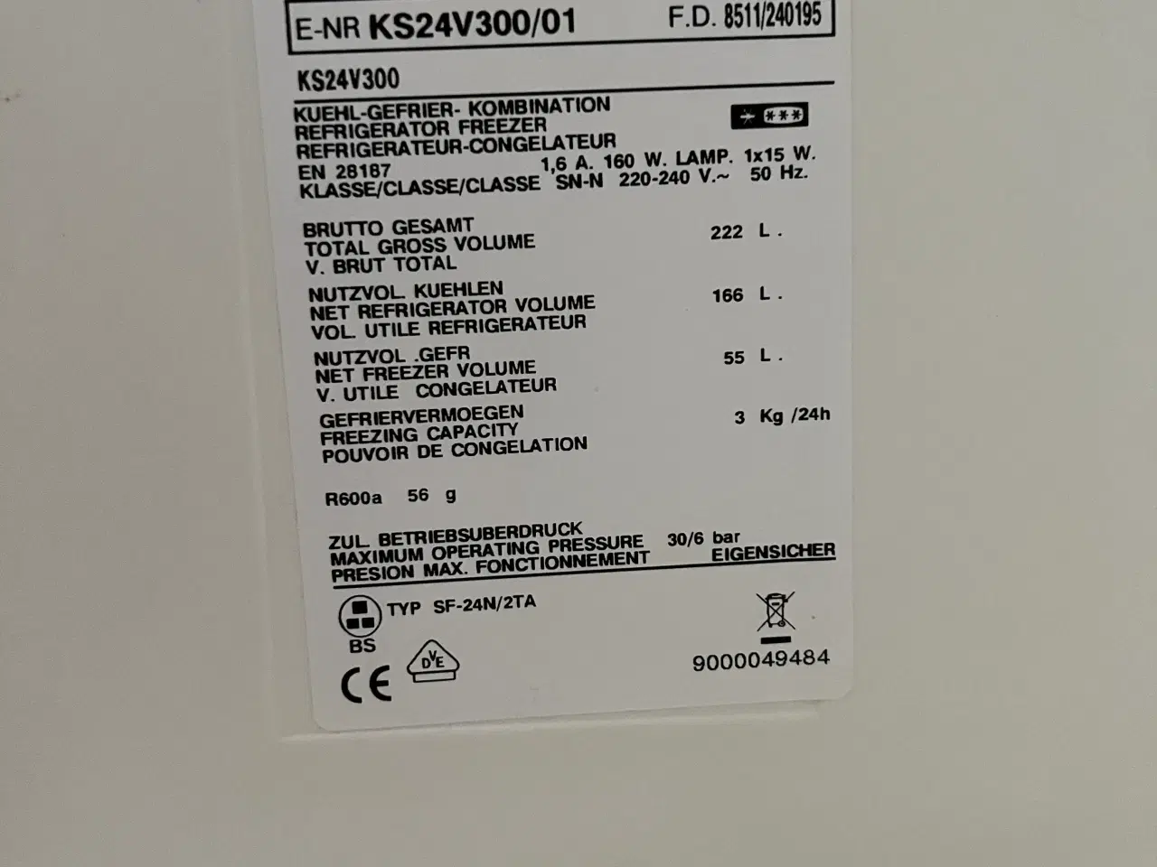 Billede 3 - Køle / fryseskab