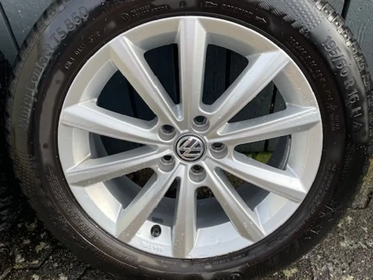 Billede 2 - Alu vinterhjul med Continental dæk til VW Polo