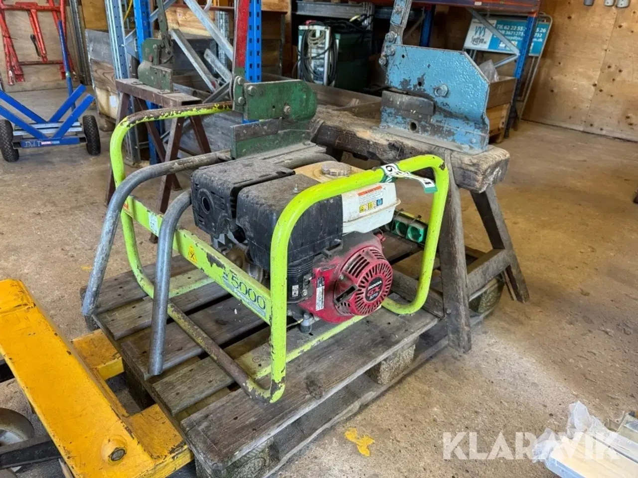 Billede 1 - Generator og klipper PowerSystems 5000 med 2 styks klippere