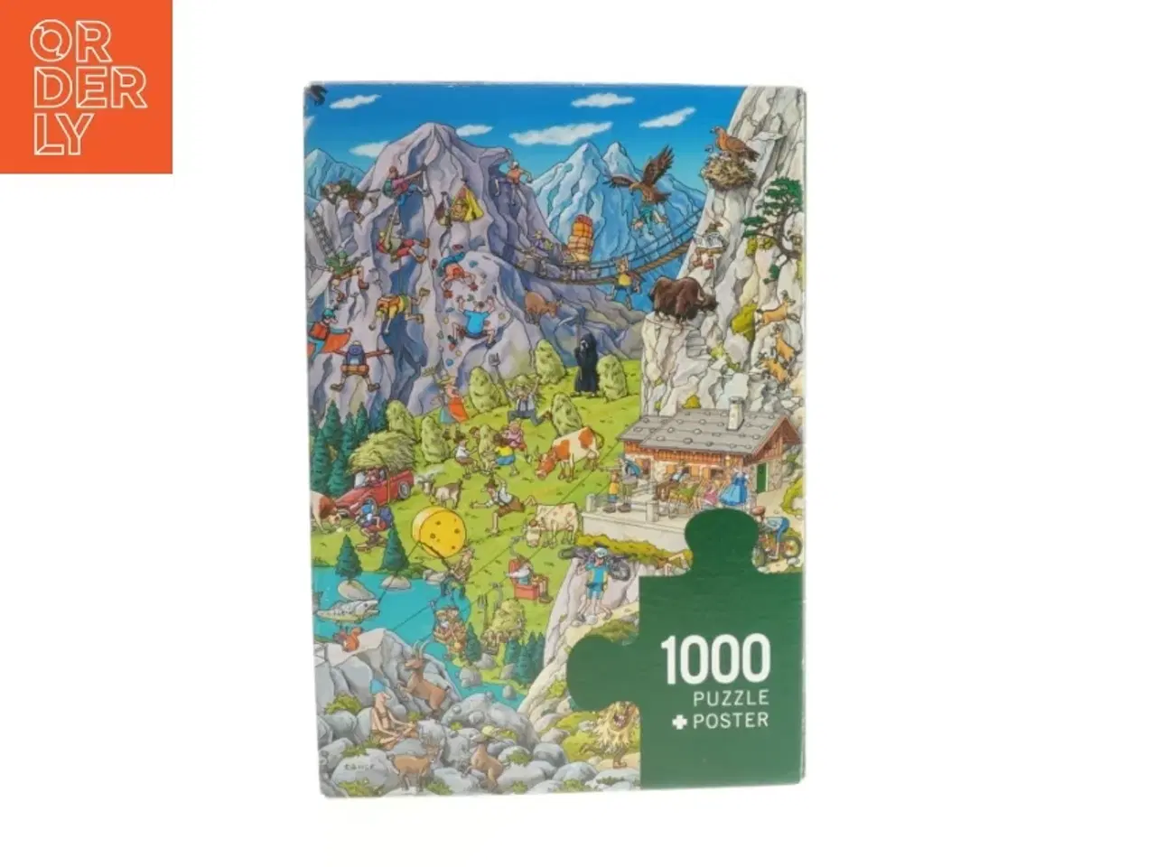 Billede 2 - Heye Alpine Fun 1000 brikker puslespil fra Heye (str. 1000 brikker)