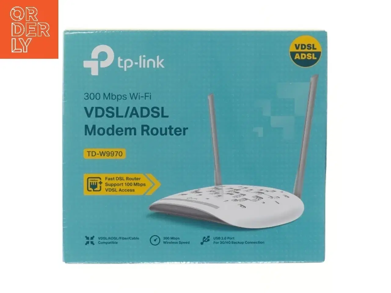 Billede 1 - TP-Link Wi-Fi VDSL/ADSL Modem Router fra TP-Link (str. 26x23 cm)