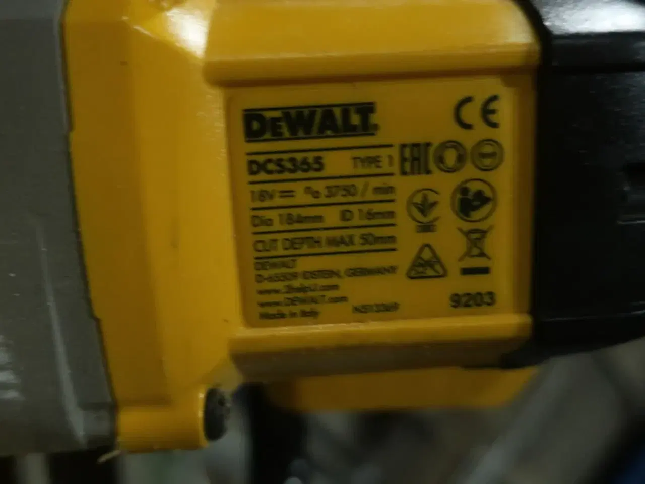 Billede 4 - Akku kap/geringssav DEWALT DCS365