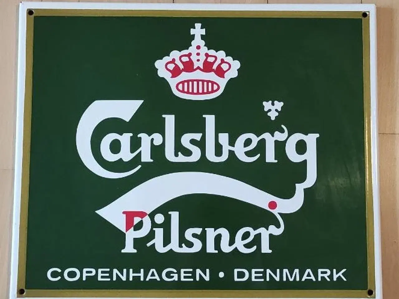 Billede 1 - Carlsberg emalje skilt
