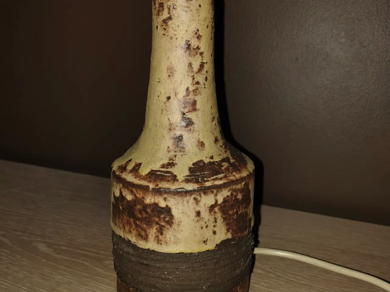 Billede 2 - Flot brutalistisk keramik bordlampe