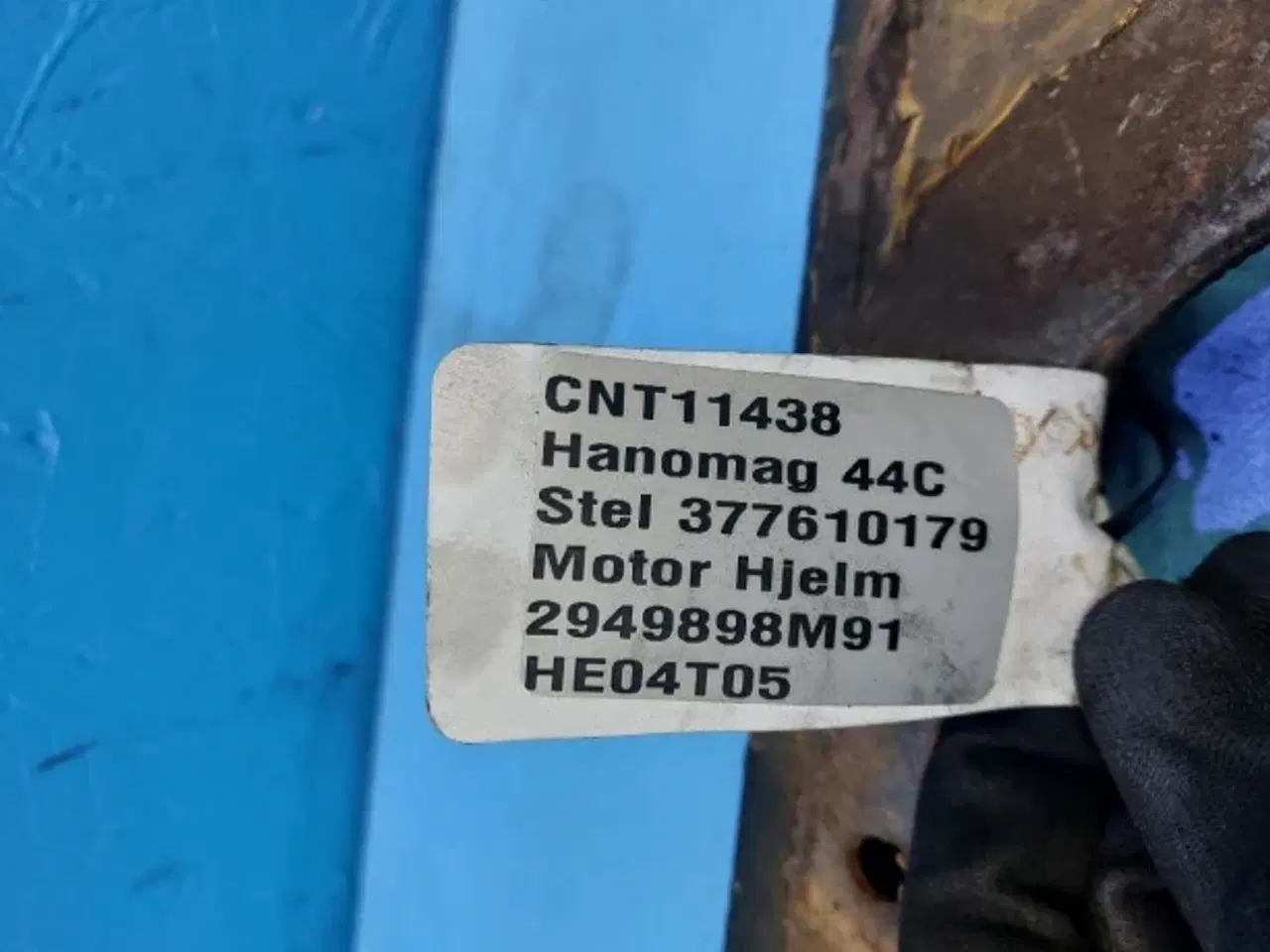 Billede 4 - Hanomag 44C Motor Hjelm 2977816M91 Stel 377610179