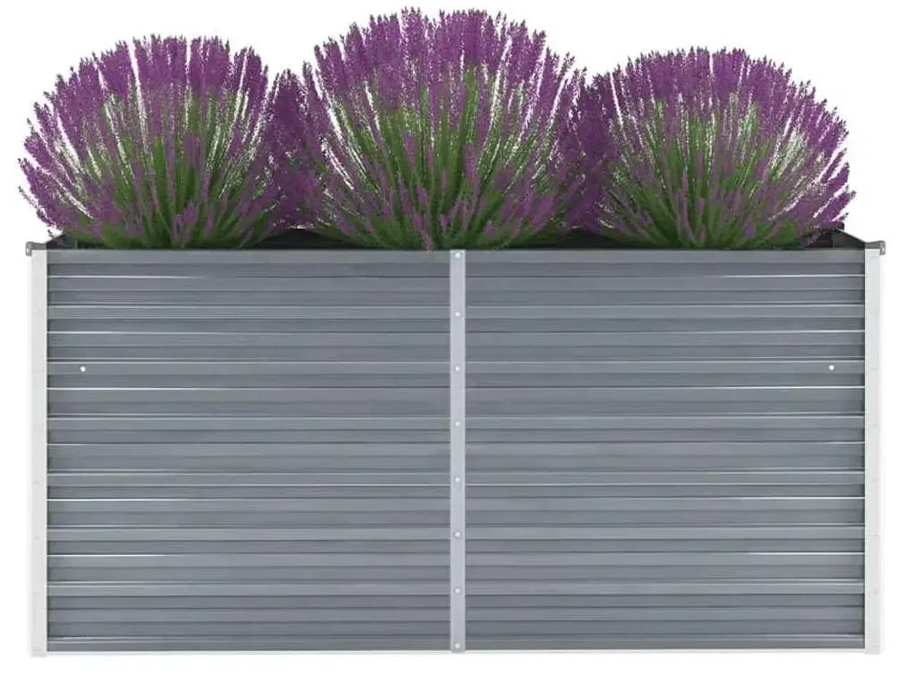 Billede 1 - Højbed 160x40x77 cm galvaniseret stål grå