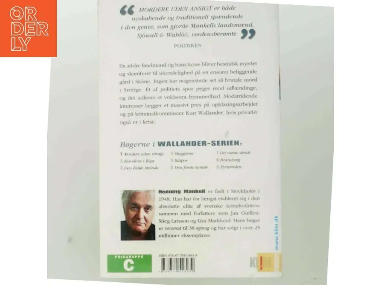 Billede 3 - Mordere uden ansigt af Henning Mankell (Bog)