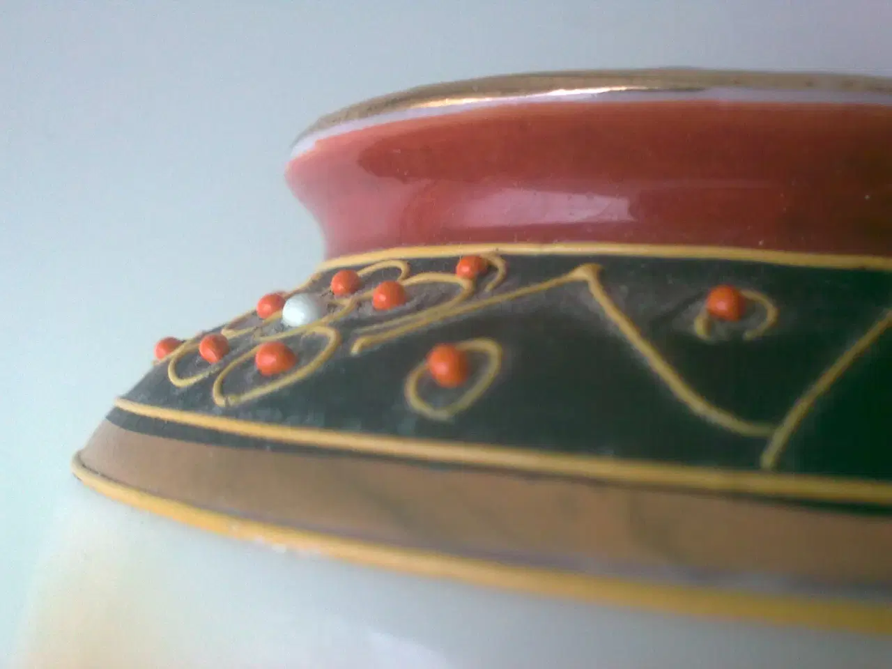 Billede 8 - Japan Geisha vase halvgammel hvid porcelæn