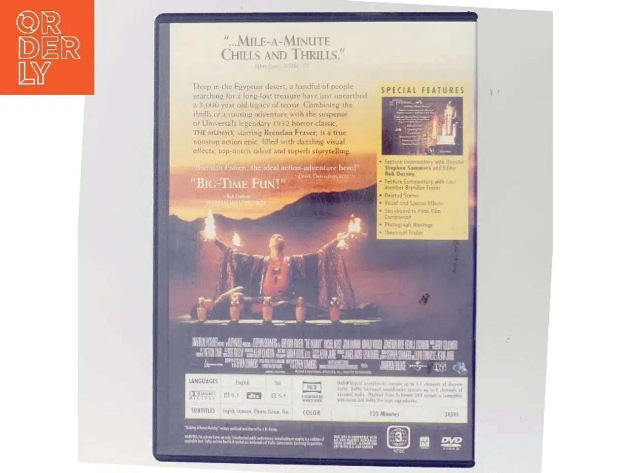 Billede 3 - The Mummy med Brendan Fraser (DVD)