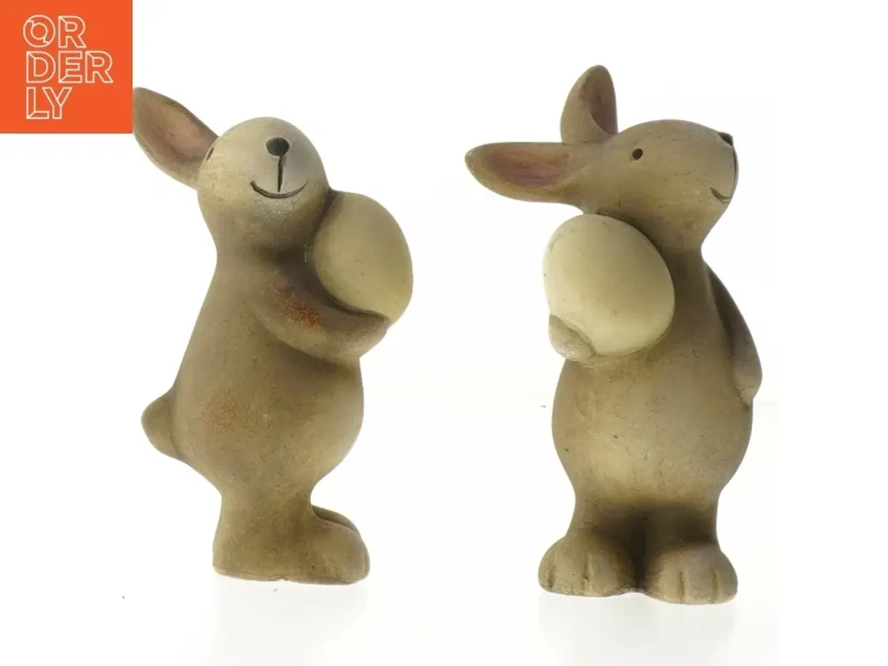 Billede 1 - Dekorative påskekaniner (str. 14,5 cm)