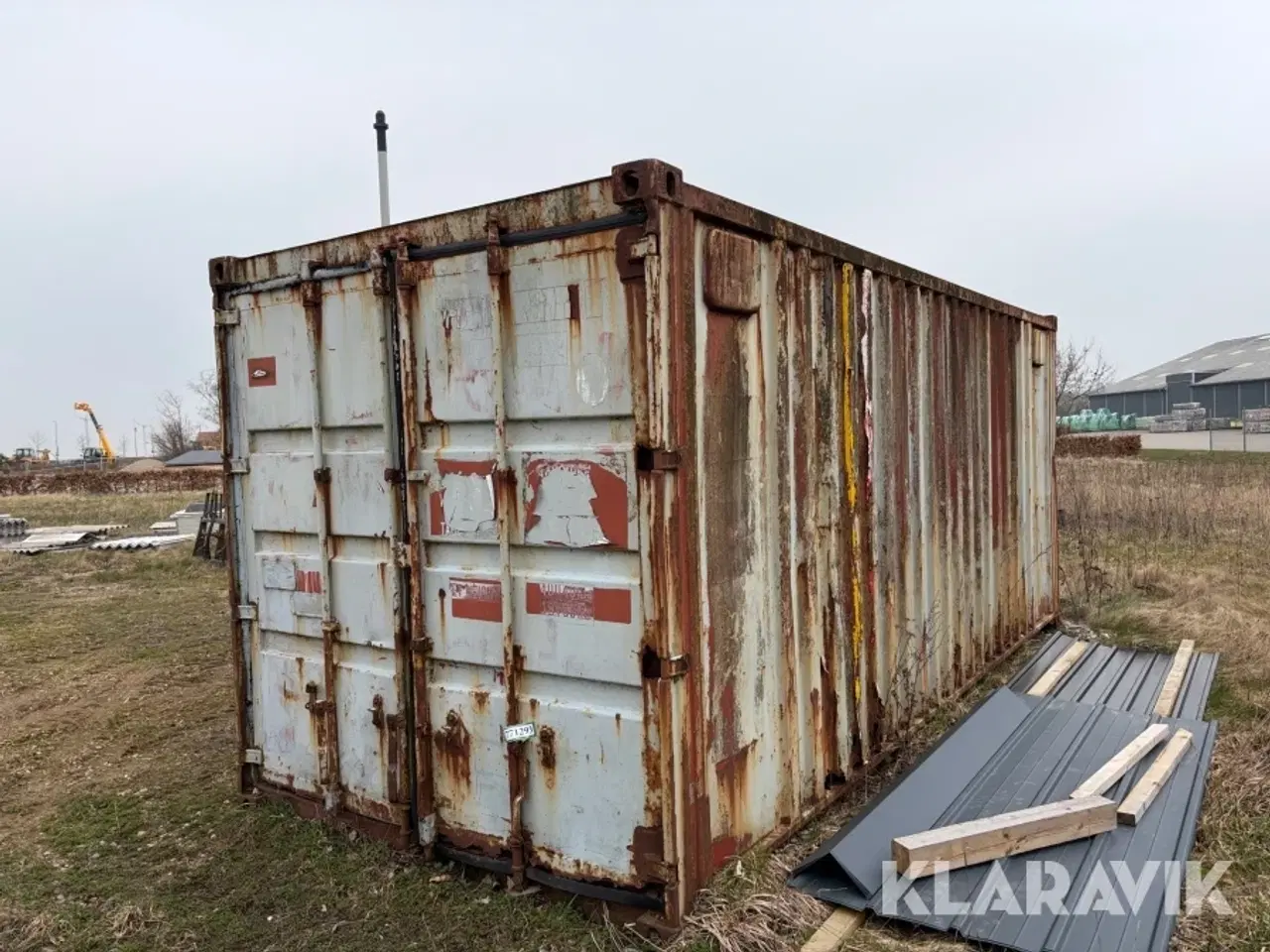 Billede 1 - Container 20 fods med Velux vinduer medfølger