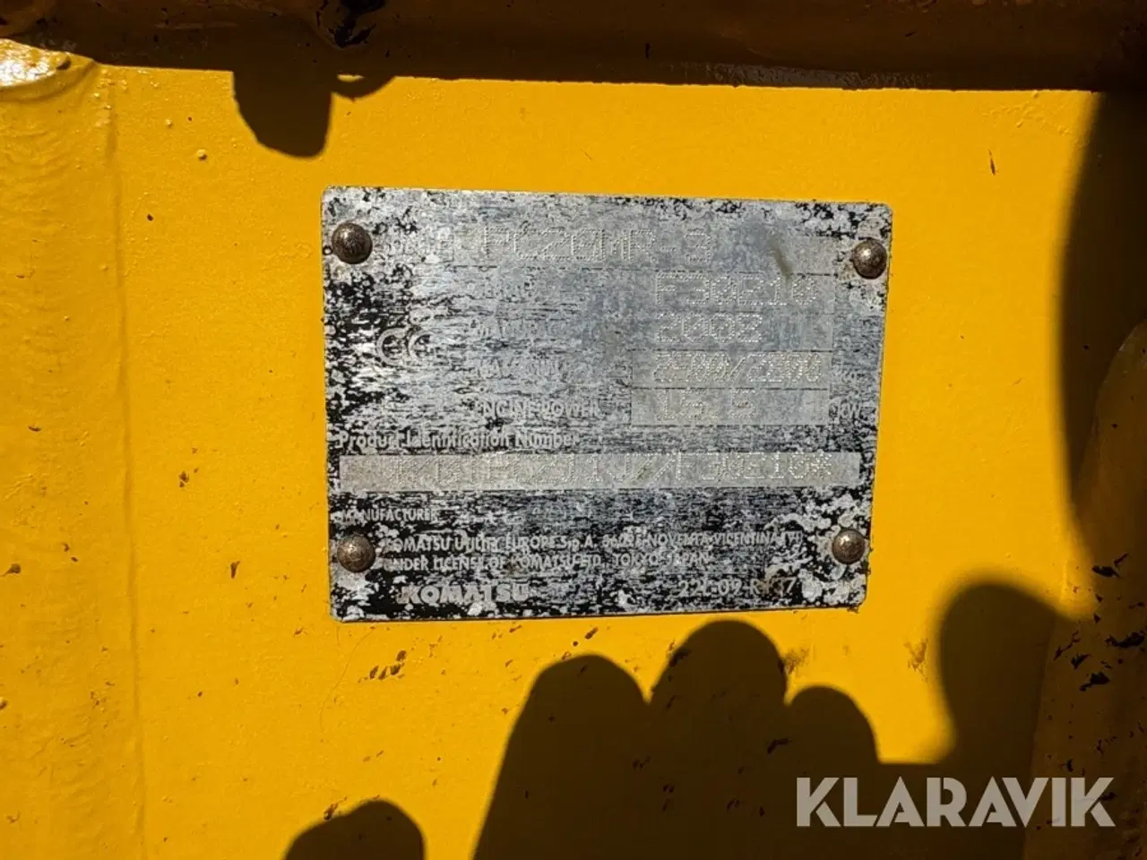 Billede 9 - Gravemaskine Komatsu PC26MR-3