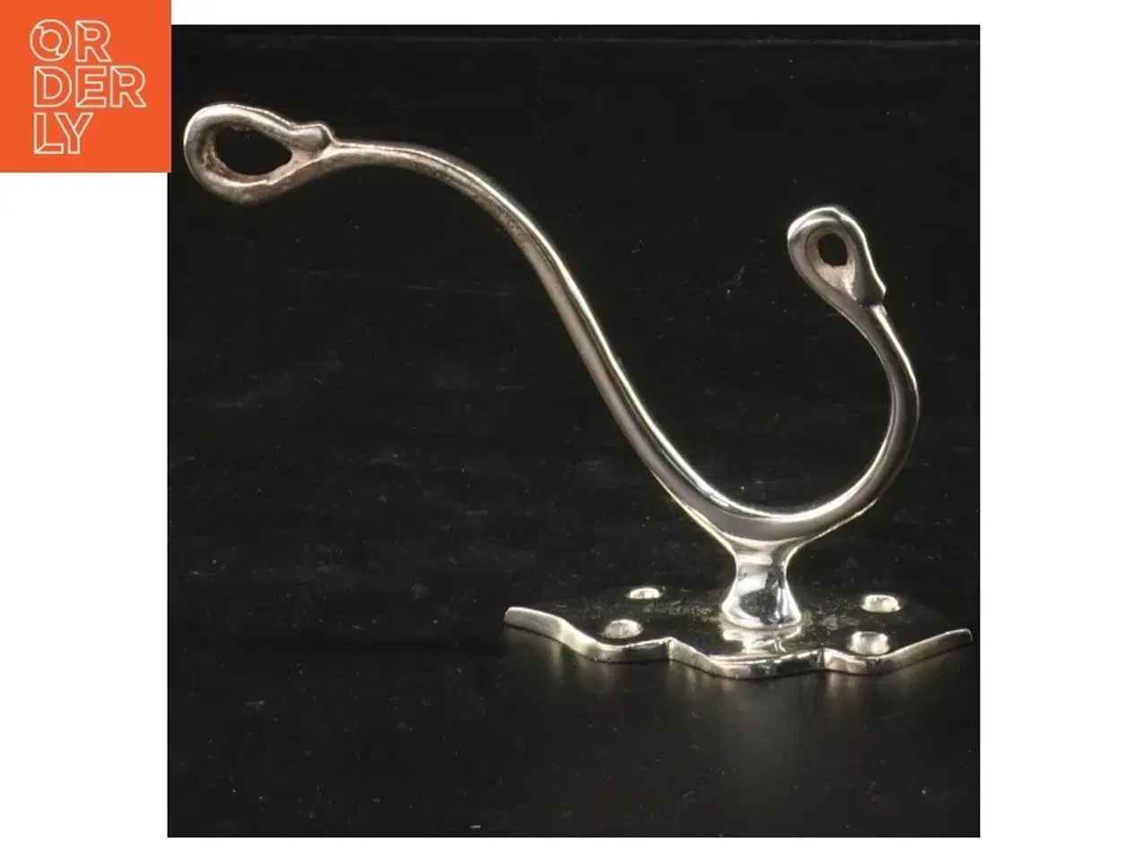 Billede 3 - Knager i sølvfarvet metal (str. 11 cm)
