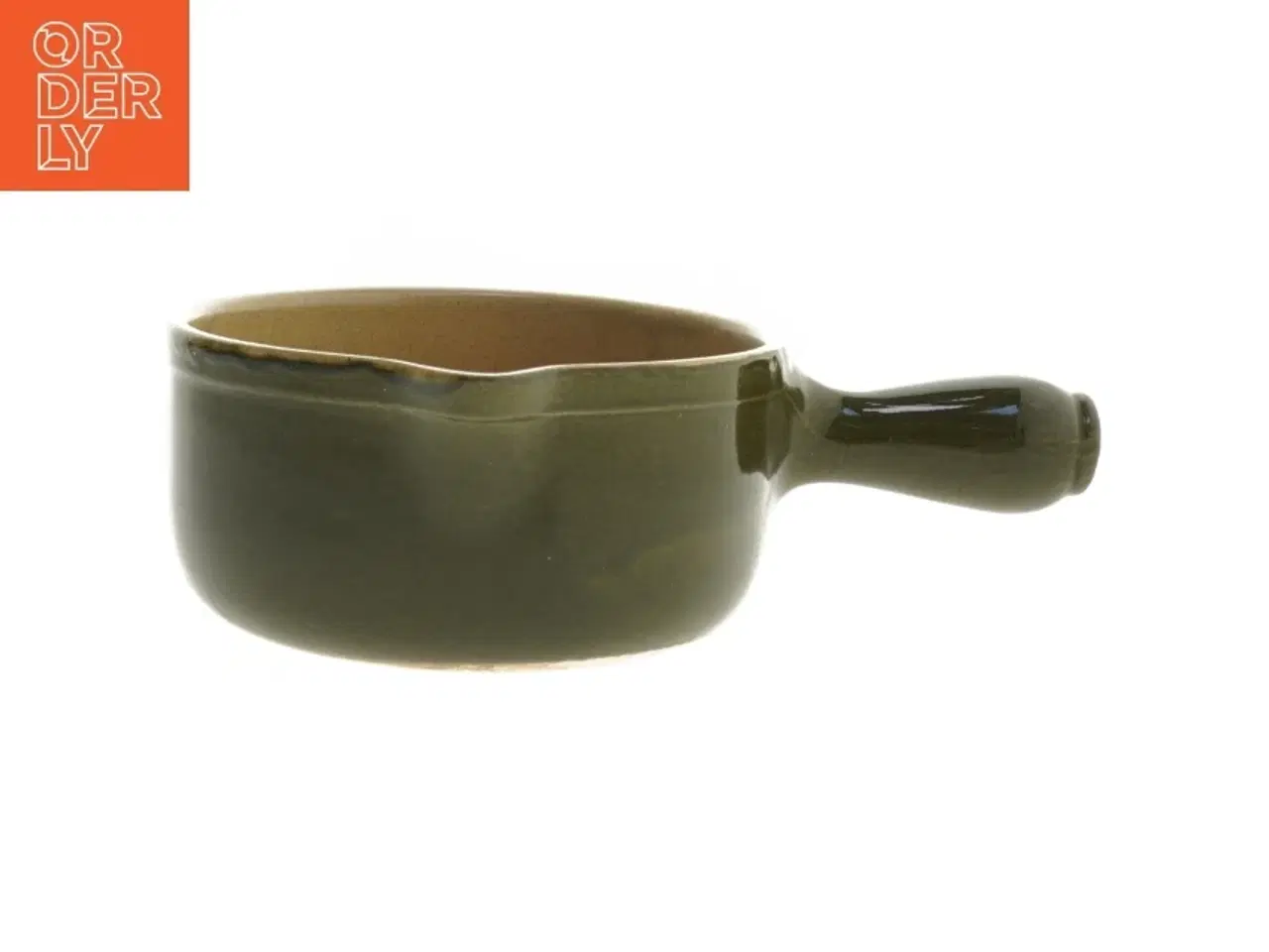 Billede 1 - Keramisk gryde med håndtag (str. 29x9 cm)