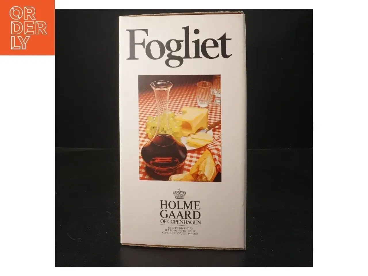 Billede 2 - Holmegaard Fogliet karaffel fra Holmegaard (str. 26 cm)