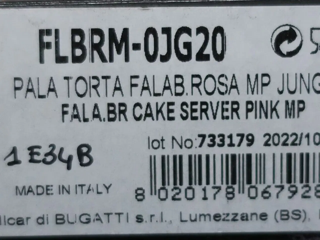 Billede 2 - Kagespade BUGATTI FALABELLA JUNGLE ROSA PERL PINK