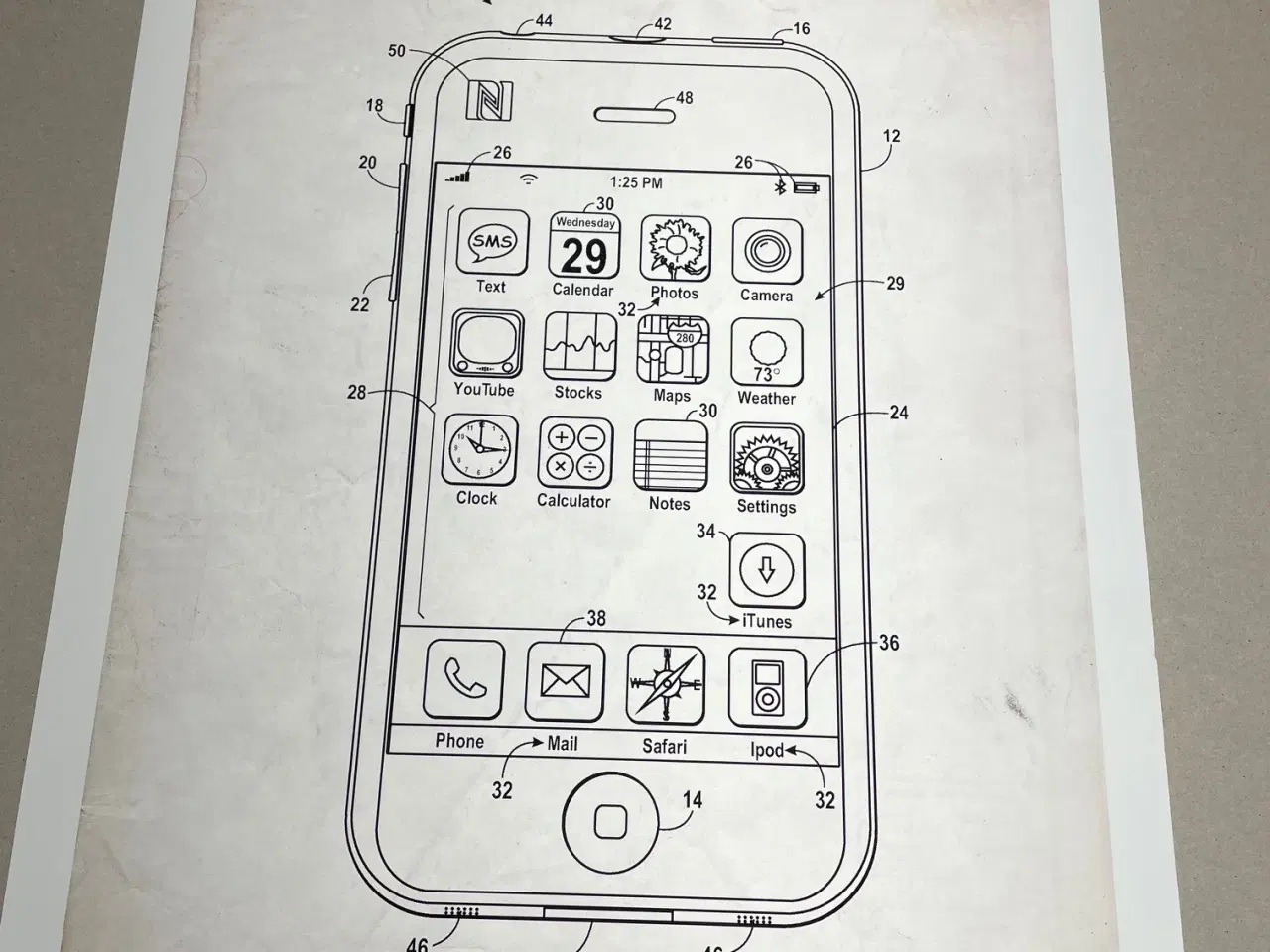 Billede 1 - Patenttegning Iphone 