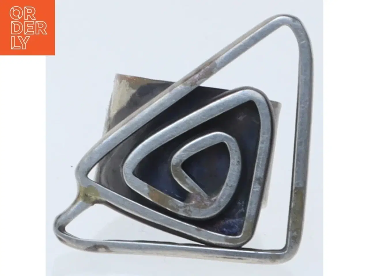 Billede 1 - Unikt geometrisk ring (str. 54 mm)
