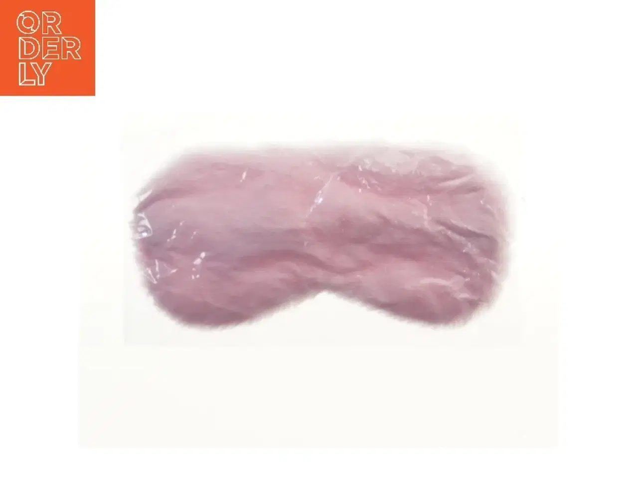 Billede 1 - Sovemaske i lyserød pels (str. Ø 23 cm)