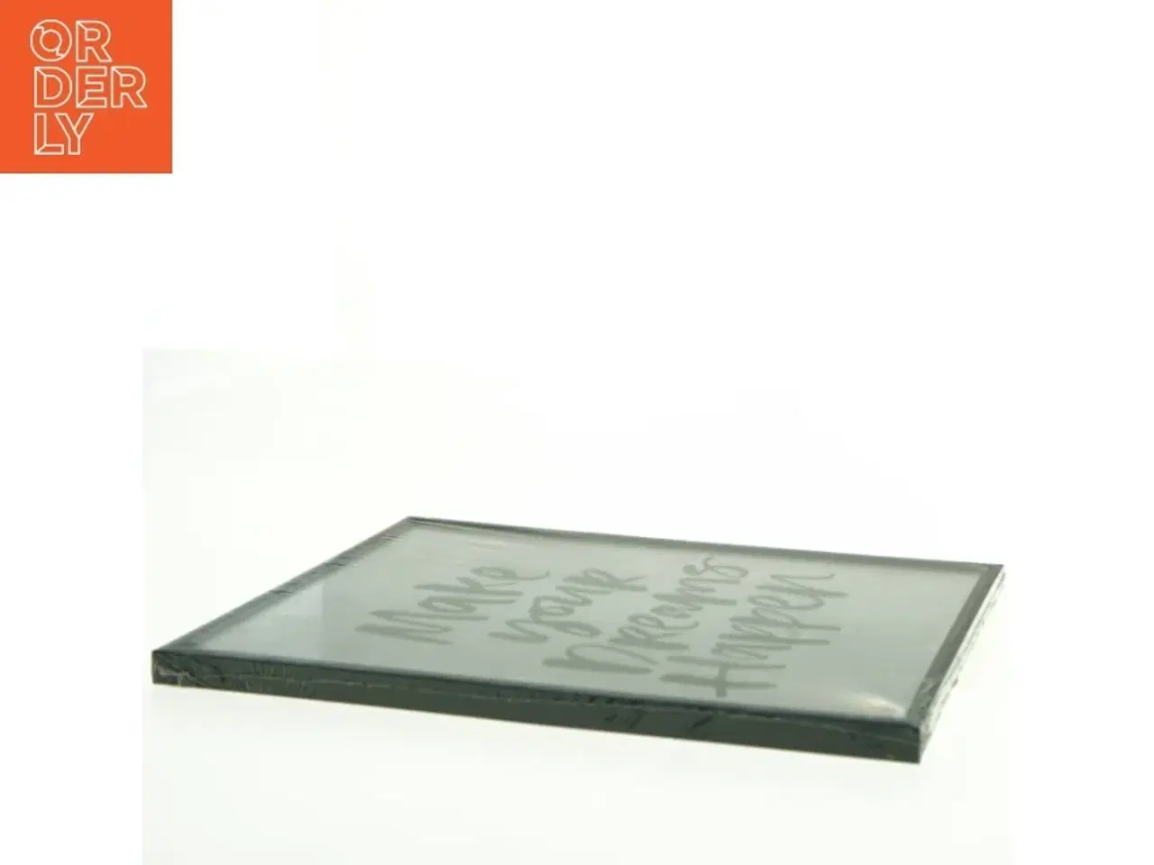 Billede 4 - Billedramme med teksten 'Make your Dreams Happen' fra Jysk (str. 21 x 30 cm)