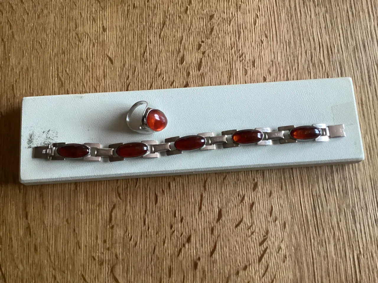 Billede 2 - N E From Sterling Sølvarmbånd og Sølvring