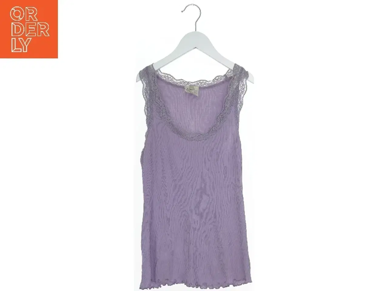 Billede 1 - Blondekantet top (str. XL)