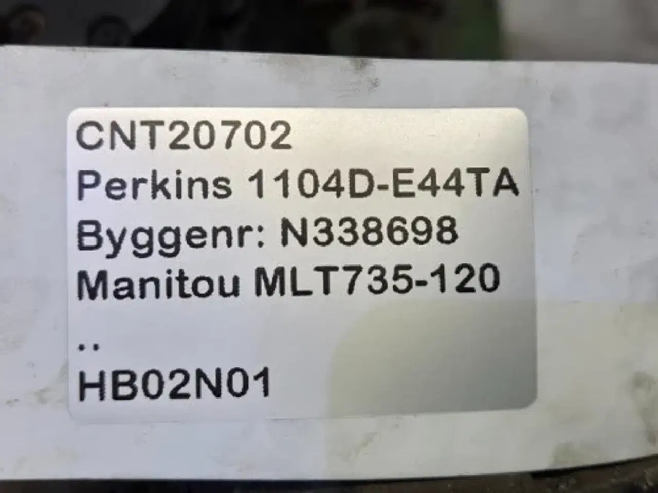 Billede 24 - Perkins 1104D-E44TA Motor