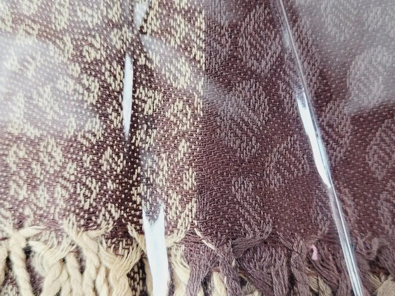 Billede 4 - ⭐️- Elegant og Blødt Pashmina Tørklæde - UBRUGT