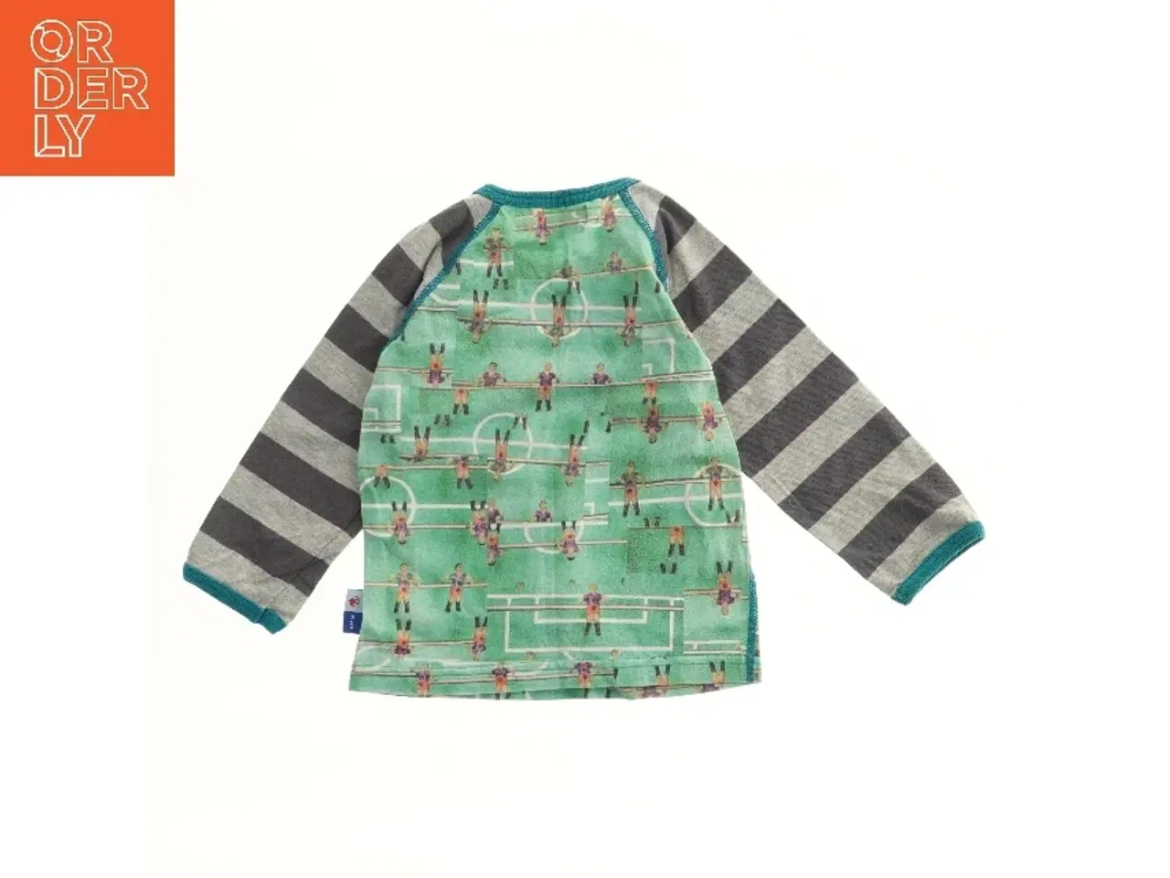 Billede 2 - Bluse med fodboldprint og striber fra Molo (str. 80-86)