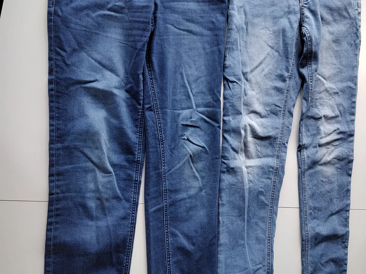 Billede 4 - Blå cowboybukser str.176