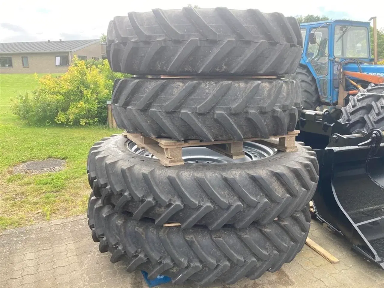 Billede 22 - Alliance 380/90-50 + 380/85-34 Fælge med løs ring til forskellige traktor modeller