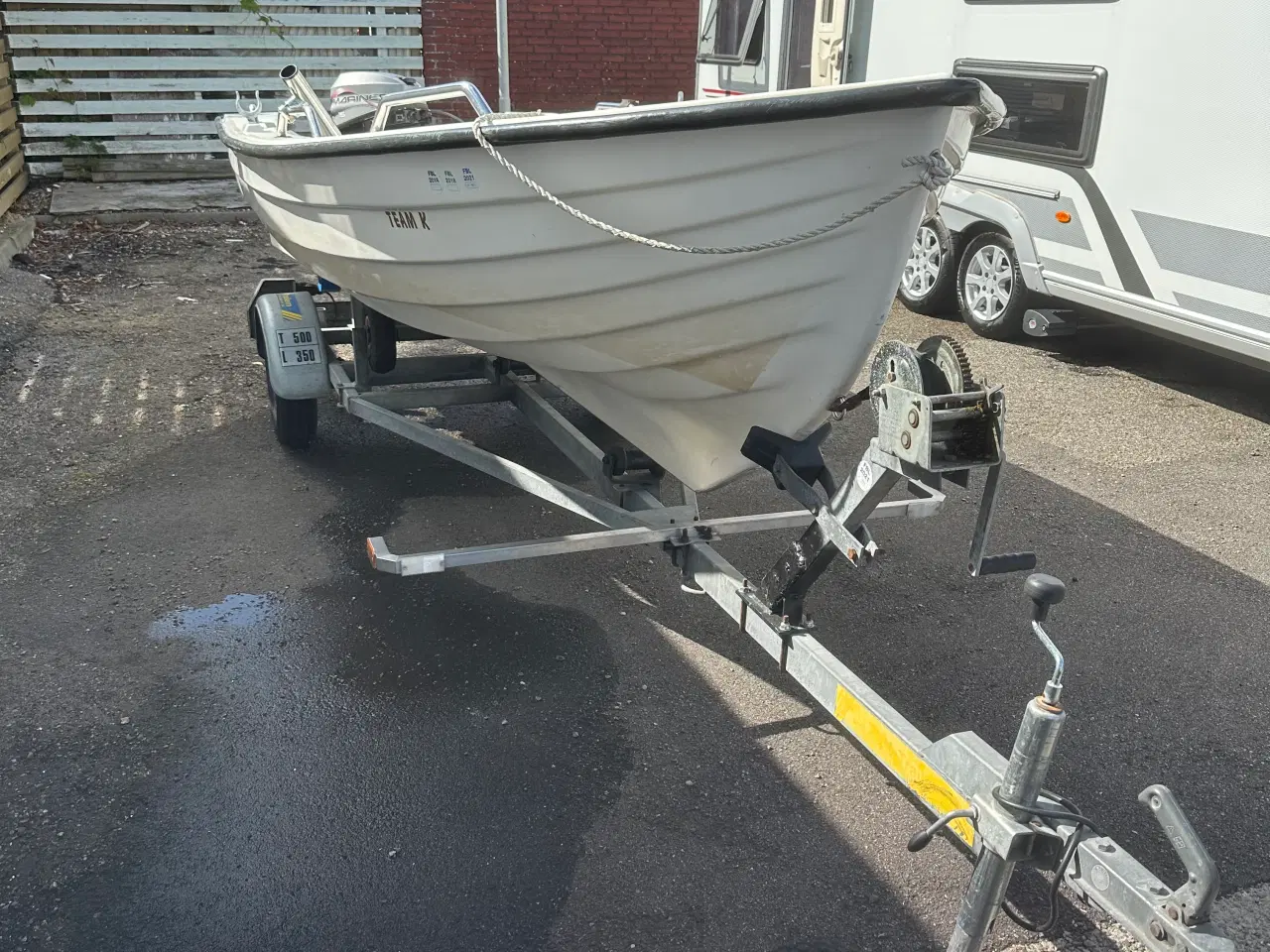 Billede 3 - Jolle 17 fod med trailer og motor 15 hk