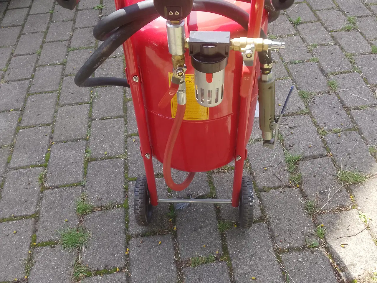 Billede 3 - Sandblæser mobil - 38 liter kapacitet