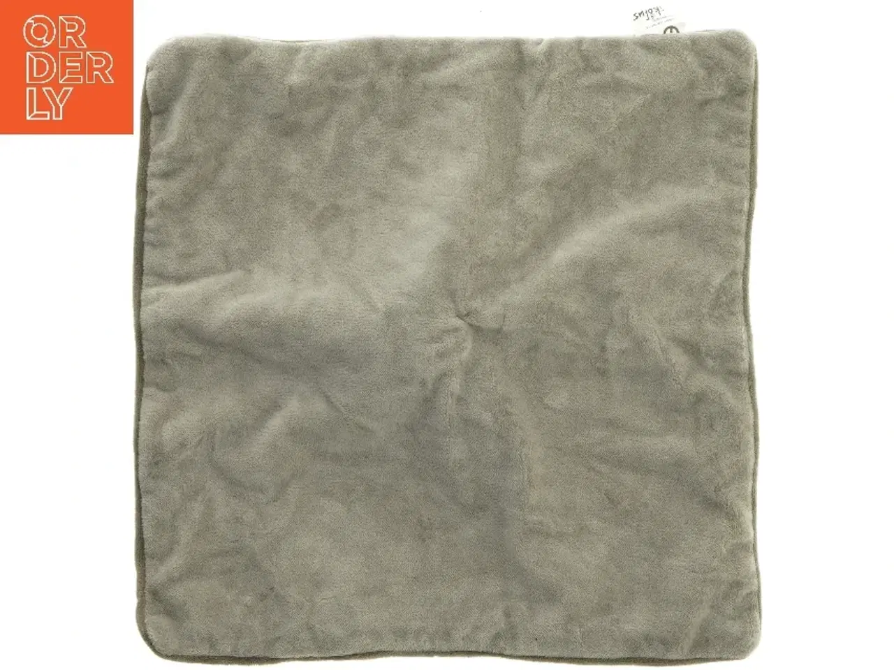 Billede 3 - Blødt krammetæppe med hundehoved (str. 34x34 cm)
