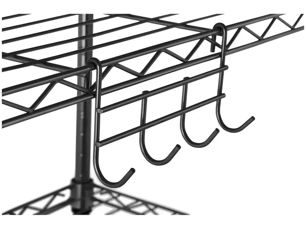 Billede 2 - Rustfri Stålreol (60x40x180cm) – 50kg pr. Hylde