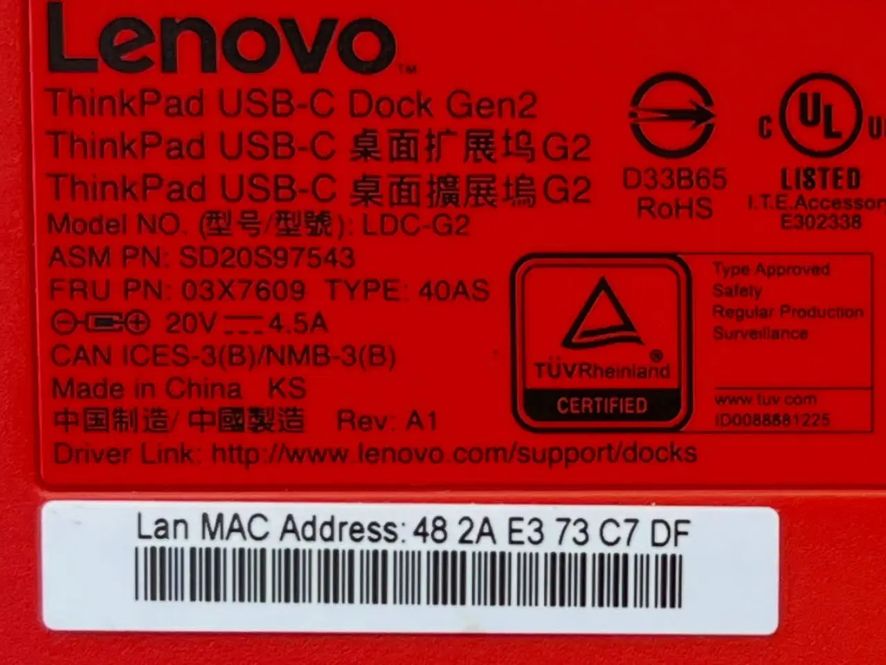 Billede 6 - Lenovo ThinkPad USB-C 2Gen